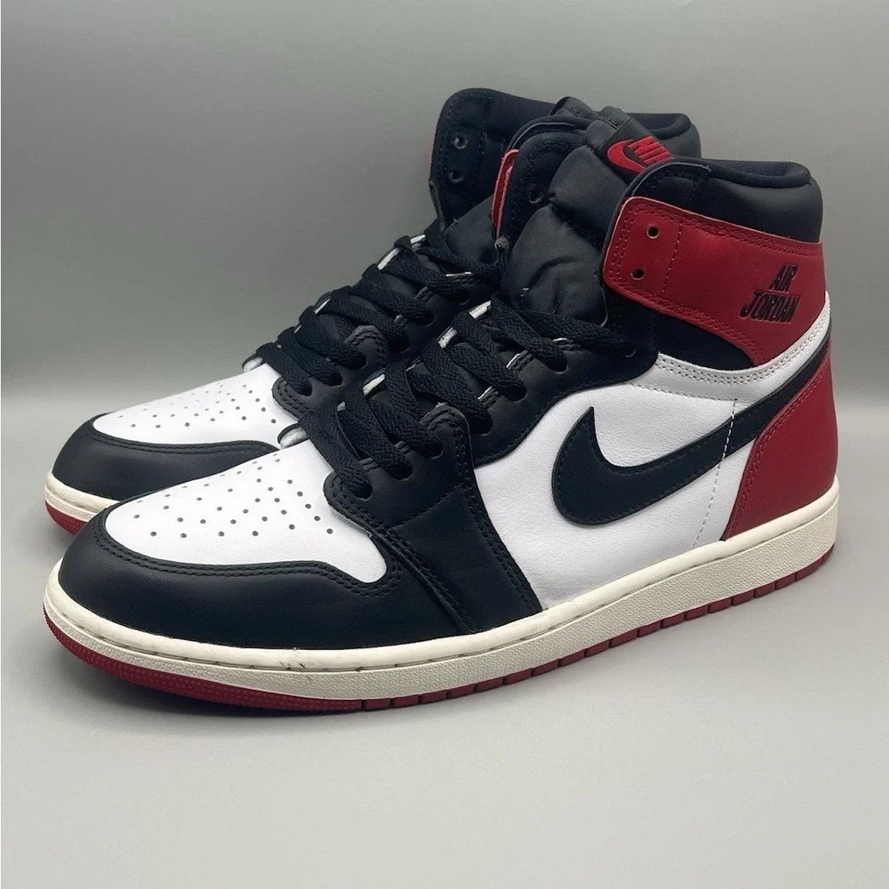 Nike Air Jordan 1 Retro OG High Black Toe Reimagined - Men's Size 11 USED